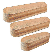 Juego de 3 herramientas de costura de madera dura de 7, 9.5 y 12 pulgadas para planchar a vapor, coser