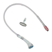 Kit de accesorios para vaporizador de prendas con manguera guía, boquilla larga, cabezal de planchado