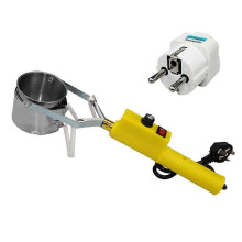 Hornillo de soldadura de estaño portátil de 500 W con temperatura ajustable y función de desoldar.