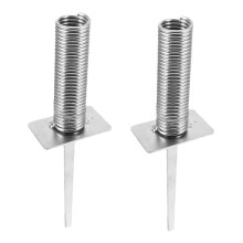 2Pcs Stable Ground Nail Holder For Soccer Training, Durable Flagpole Support For Corner Flags On Grass Turf