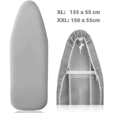 Bügelbrettbezug aus 100 % Baumwolle für Dampfbügeleisen – strapazierfähige XL/XXL-Größenoptionen für
