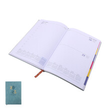 1 Pièce Planner Journalier Ciel Matériel PU Cahier D'organisation