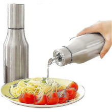 Oil Bottle (1000ml) Stainless Steel Oil Vinegar Dispenser 750ml Oil Container Leakproof Oil Bottle Liquid I