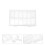 Grids Plastic Storage Boxes With Lids Clear Organizer Bin 4