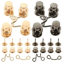 4 sets adjustable nail-free waist buckles for jeans pants