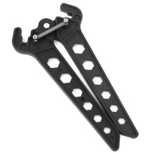 Lightweight Scissors Style Kick Stand Holder (Black)