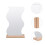 wooden base desktop acrylic makeup mirror for dorm use 4
