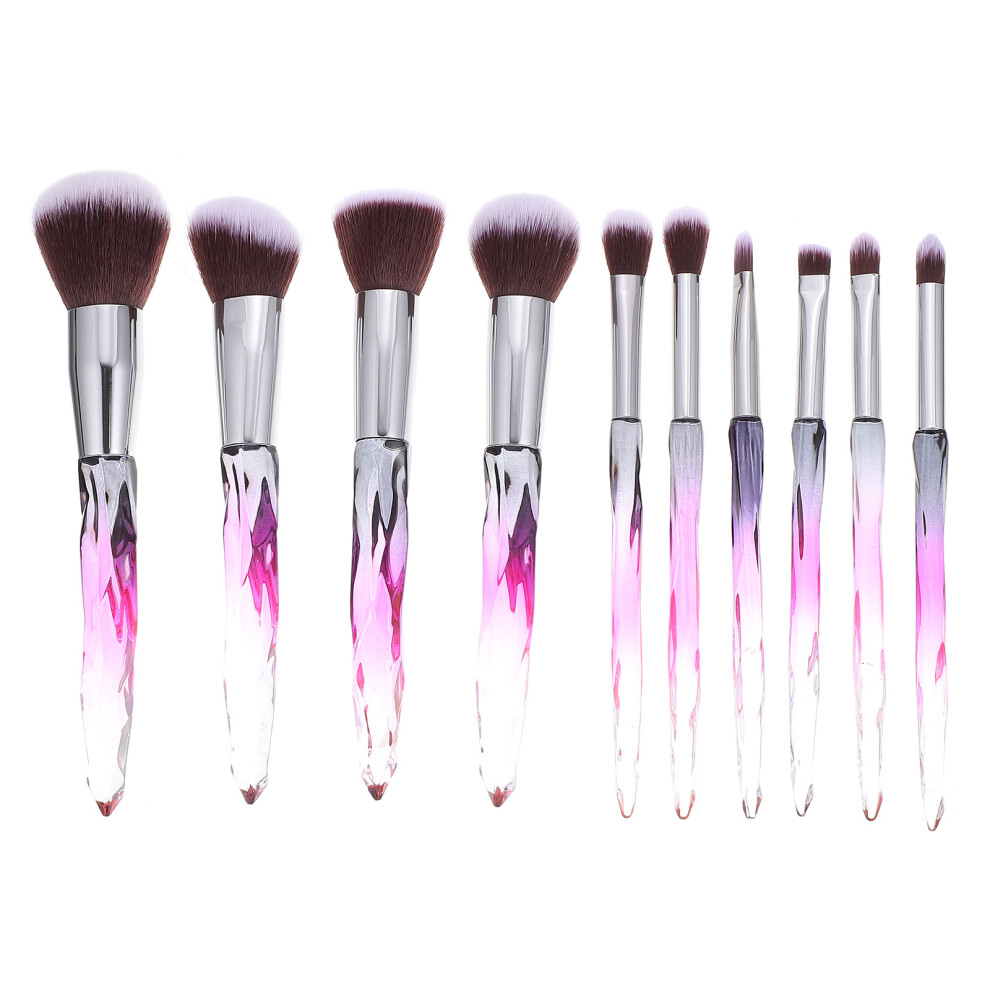 Solustre 10Pcs Professional Makeup Brushes Set Foundation Brushes Makeup Kit
