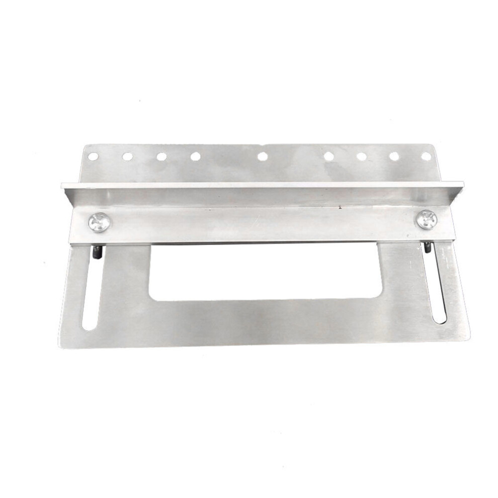 Silver Door Handle Hole Punch Locator Stainless Steel Drill Guide 3301584122568