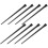 12pcs eyeliner brushes angled brow and concealer makeup tools 7