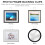 5 sets picture easel stand frame holder bracket 10