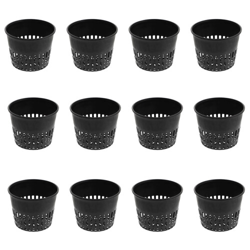 30pcs plastic net baskets for garden root control and hydroponics