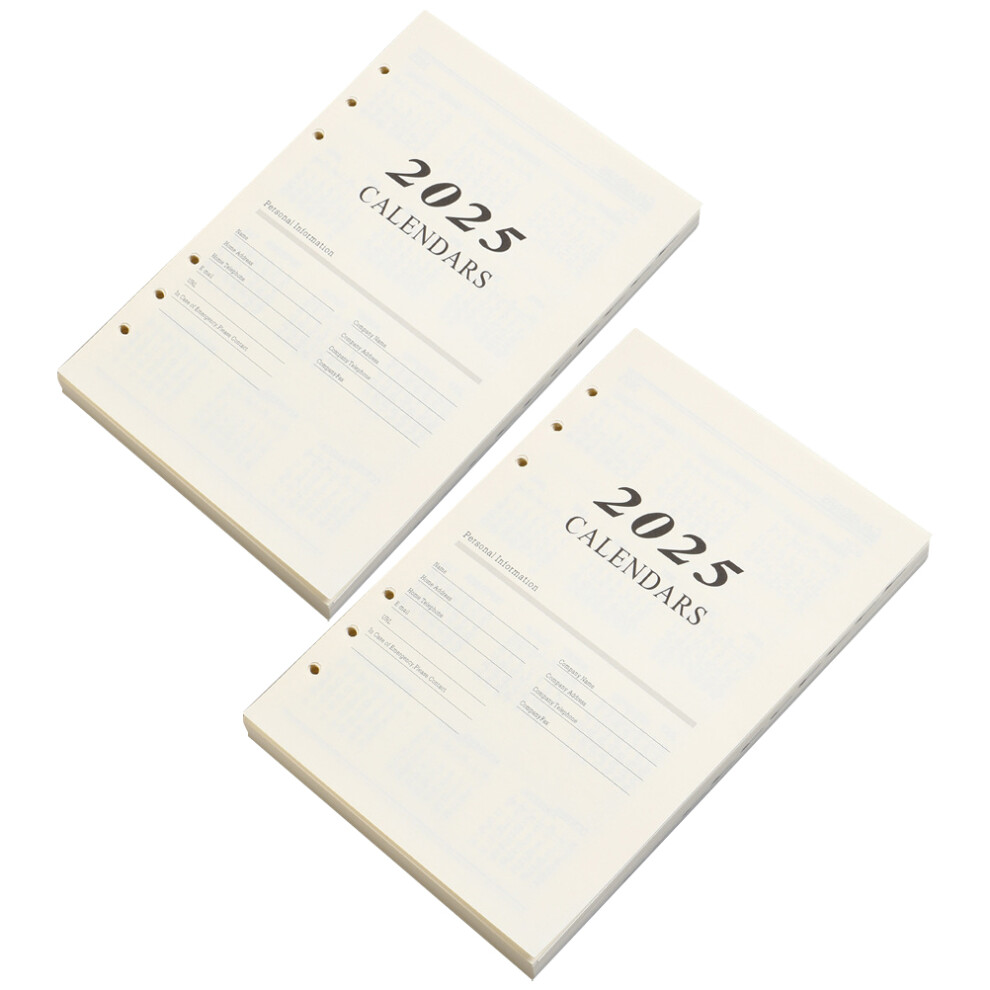 2 sets a5 loose leaf notepad refills inserts paper for notebooks-image-OPC-PKRP5PV-NEW