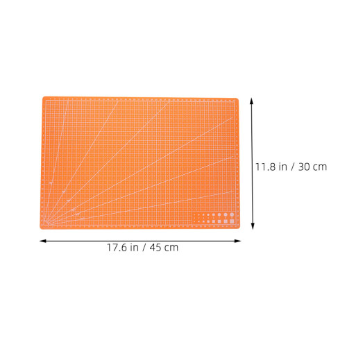 2pcs double sided precision cutting mat for fabric quilting modeling 1