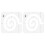 2 pcs multifunctional shaped quilting rulers sewing templates 11