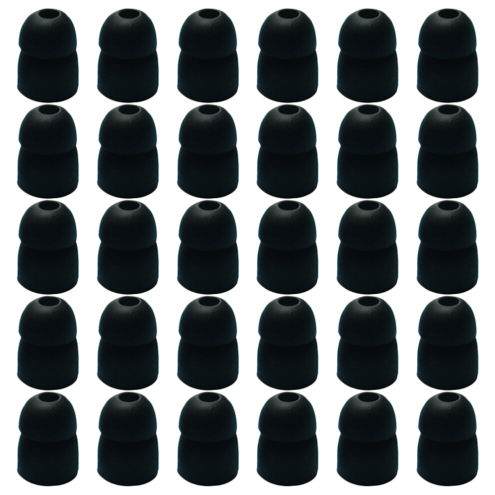50Pcs Invisible Silicone Earcap Plugs For Earbuds, Small Black 3301461497390