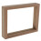 glass display frame double sided rectangle 8 inches 5