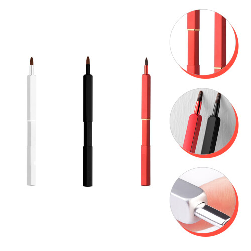 3pcs stretchable lipstick and eyeshadow brushes for women 1