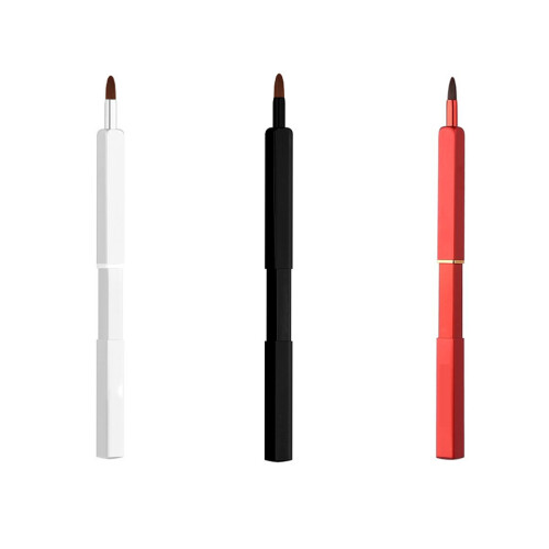 3pcs stretchable lipstick and eyeshadow brushes for women
