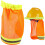 hard hat neck shade with reflective visor for outdoor workers 5