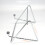 1pc vertical recipe shelf upright newspaper storage stand silver 3