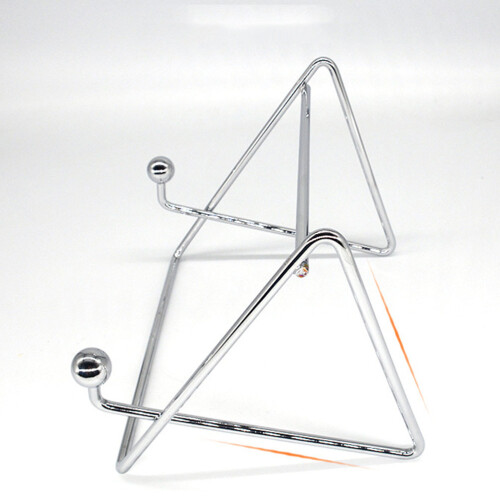 1pc vertical recipe shelf upright newspaper storage stand silver 2