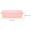 1Pc Plastic Flatware Storage Box with Lid Pink Chopstick Organizer 2