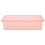 1Pc Plastic Flatware Storage Box with Lid Pink Chopstick Organizer 1