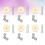 20 sets diy bear joint bolts 24mm silver for doll making 4