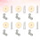 20 sets diy bear joint bolts 24mm silver for doll making 7