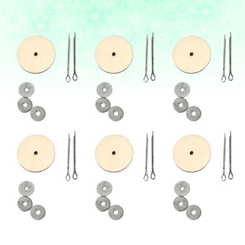 20 sets diy bear joint bolts 24mm silver for doll making 2