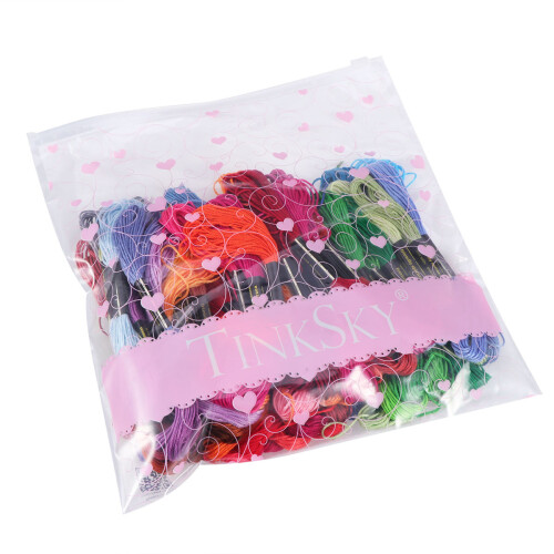 100pcs 8m multicolor cotton embroidery floss threads 1
