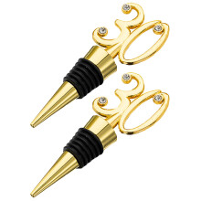 2pcs thirty number shape alloy stoppers