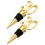2pcs thirty number shape alloy stoppers 1