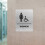 Braille Restroom Signs Women'S Bathroom Indicator And 6