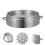 Dim Sum Steamer Basket Stainless Steel With Handle 9