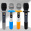 4pcs silicone microphone sleeve anti-rolling cover for handheld mics 3