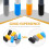 4pcs silicone microphone sleeve anti-rolling cover for handheld mics 8