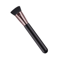 flat foundation brush with synthetic bristles