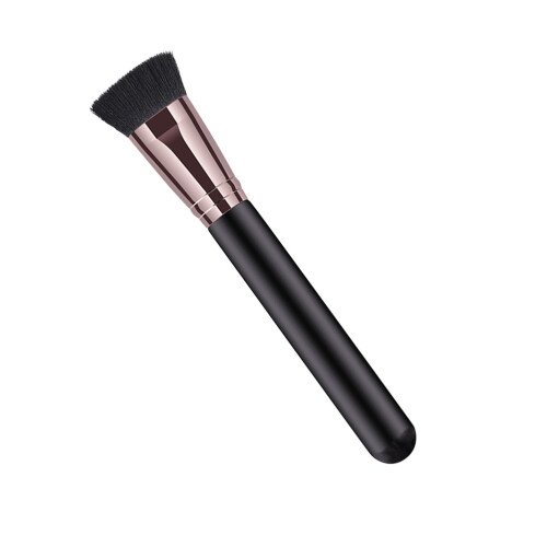 flat foundation brush with synthetic bristles