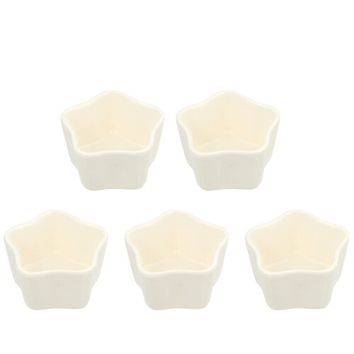 5 Sterpudding Mousse Cup Keramische Bakvorm voor Dessert