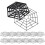 30pcs six angle plastic fish pond nets for fish protection 7