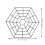 30pcs six angle plastic fish pond nets for fish protection 11