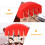 4pcs rubber violin practice mutes for silent playing 6