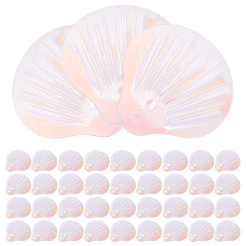 sparkling shell sequins for embroidery sewing crafts bridal applique