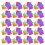 600 pcs candy, chocolate, nougat wrapping papers 3