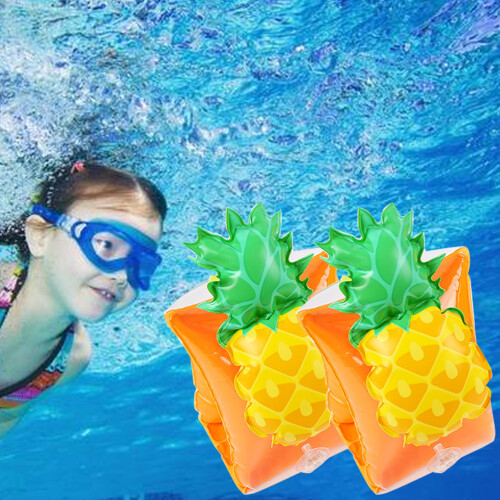 baby swimming arm ring inflatable float pineapple safety training pool 2