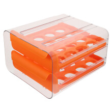1Plastik Eierhalter Orange, Praktisch Für Kühlschrank Und Aufbewahrung