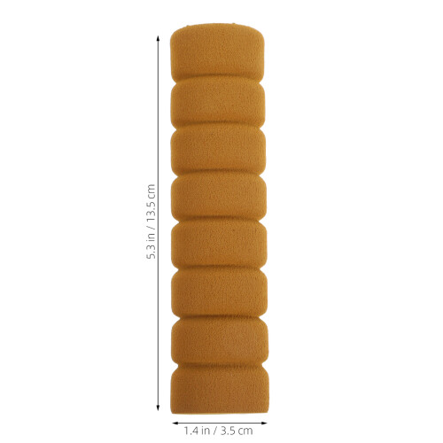 4pcs spiral door handle cover child-safe knob lock protector coffee 2