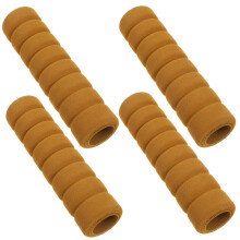 4pcs spiral door handle cover child-safe knob lock protector coffee